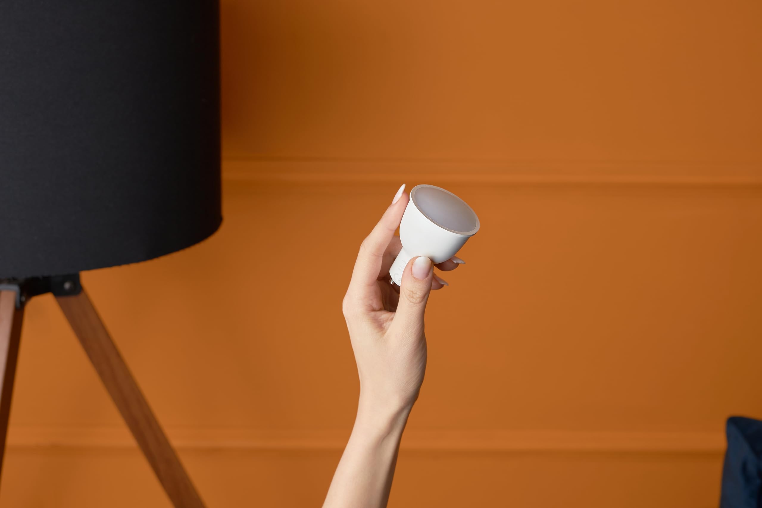 Shelly Duo GU10 -Bezprzewodowa Żarówka Z Monitorowaniem Zużycia Z Funkcjami Ściemniania,Koloru,Automatyka Domowa,Aplikacja iOS, Android,Kompatybilna Z Alexa,Google Home