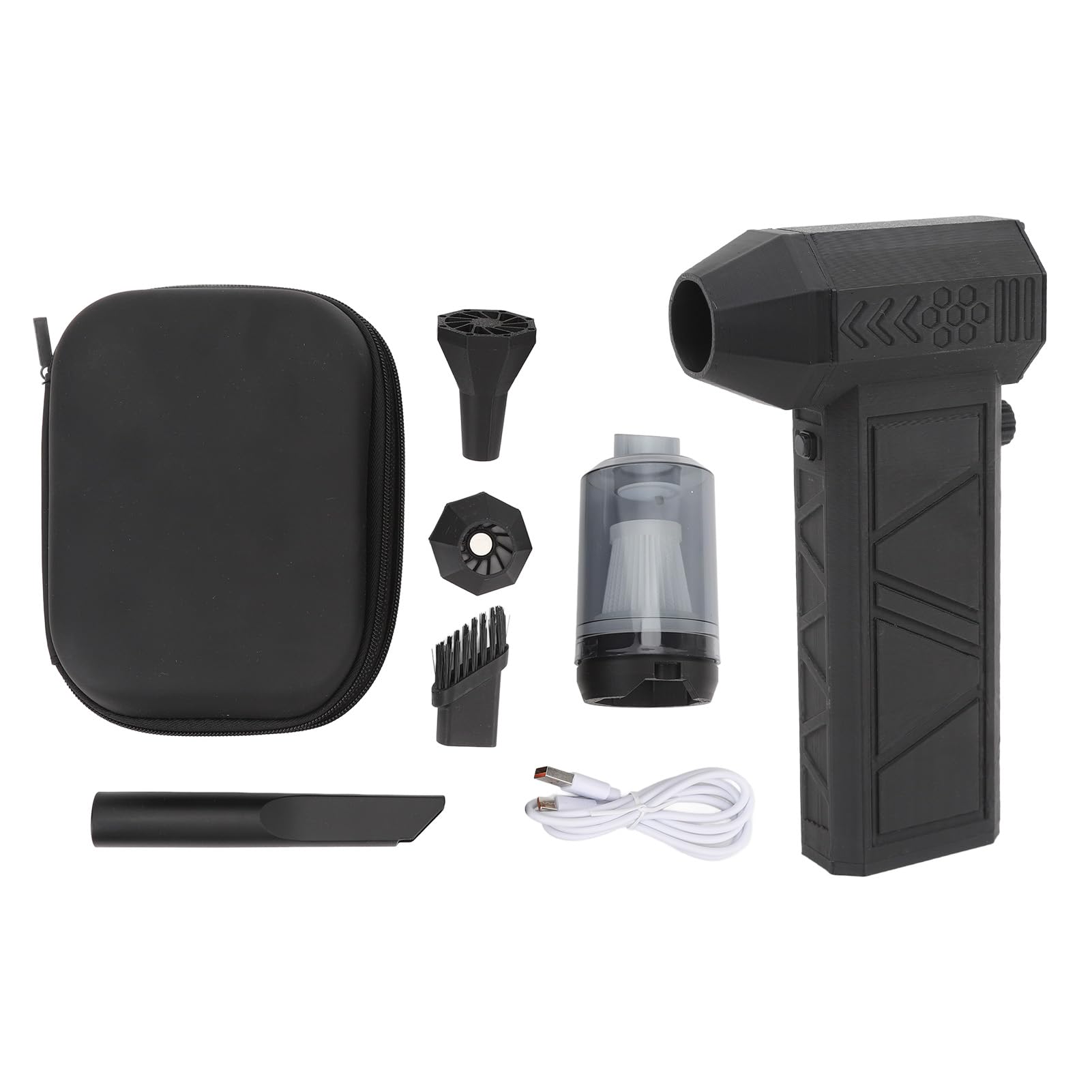 Lybunair 130000RPM Electric Air Duster, 13 Blade Brushless Motor Design, Portable Handheld Blower for Car Detailing, Home Cleaning, and Outdoor Use