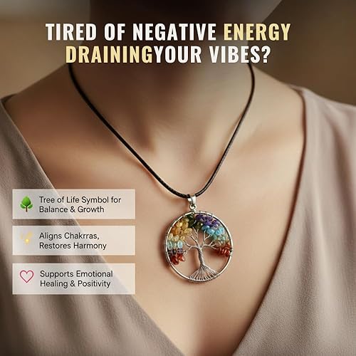 Miniatura 28 de Árbol de la vida de cristal de 7 chakras, cristales curativos hechos a mano, cristales y piedras curativas, árbol del dinero para decoración del #3