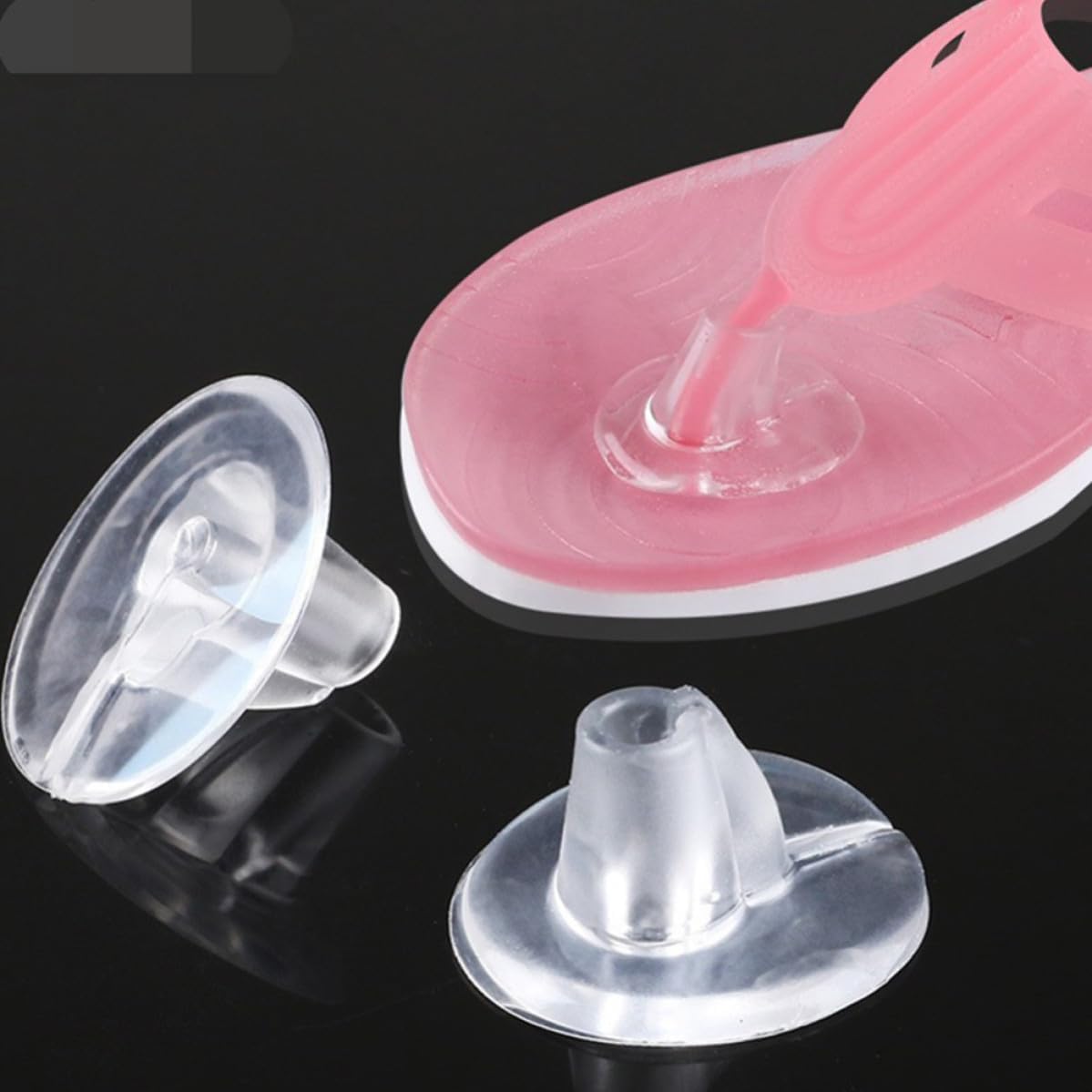12pcs Gel Toe Protection Pads for Sandals Forefoot Cushions Anti-Slip Toe Grip Pads Comfortable Thong Sandals for Summer