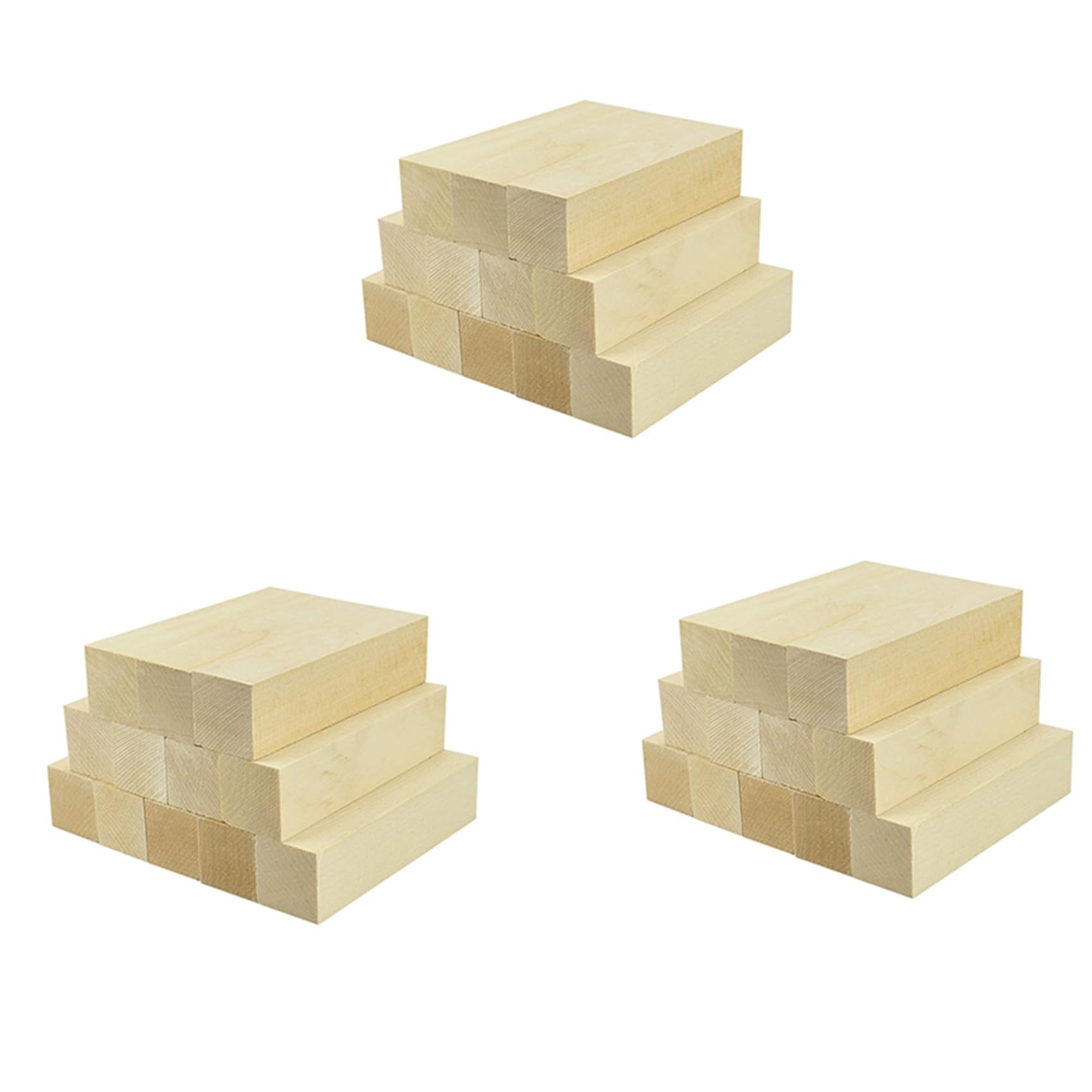 Jnchdghwa 36X Whittling and Carving Wood Blocks Unfinished Wood Blocks Basswood Carving Blocks Set for Carving Beginners