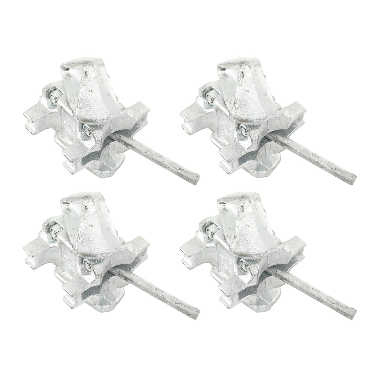 Shipping Container Twist Locks 4PCS, Stacking Containers Stacking Pins for Locking Containers Together, Sea Rail Shipping Container Connection Fastening Intermediate with Manual Locking Handle