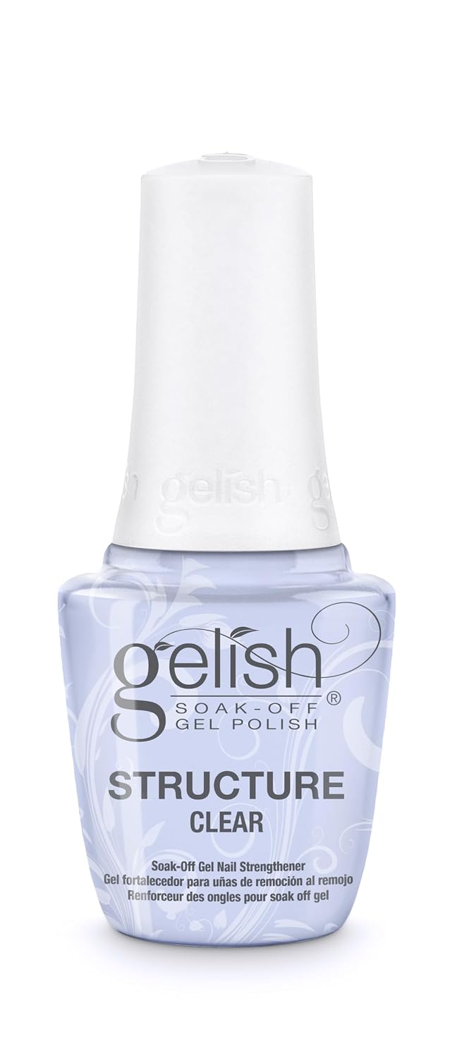 Gelish Brush On Structure Gel – Self-Leveling, Building and Strengthening Nails, Ideal for Sculpting, Enhancing Gel Manicures, and Achieving a Durable, Long-Lasting Finish