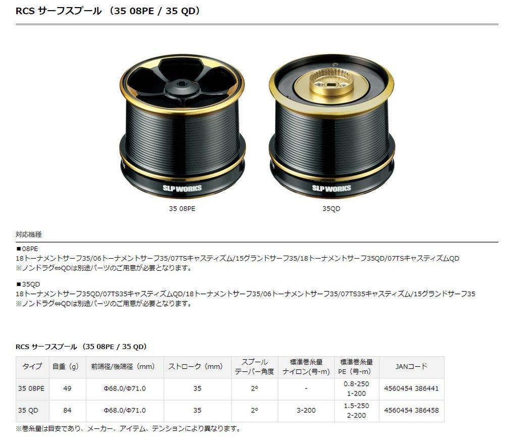 ダイワ　Daiwa SLPワークス RCS 7000 スプール Amazon | Daiwa SLP WORKS(ダイワSLPワークス) スプール RCS サーフ