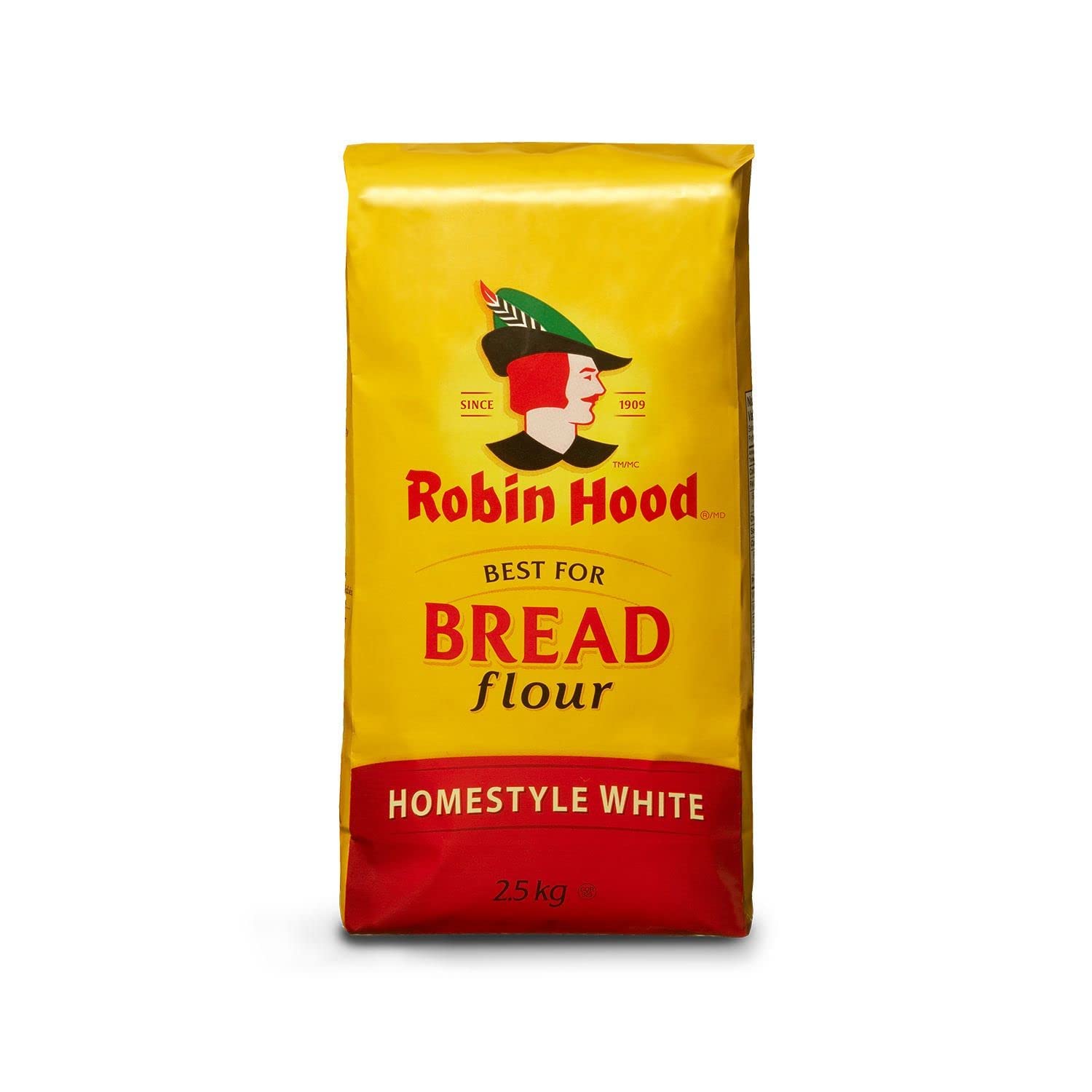 Robin Hood Best for Bread Homestyle White Flour 2.5kg/88.1oz (Pack of 2) Ships from USA