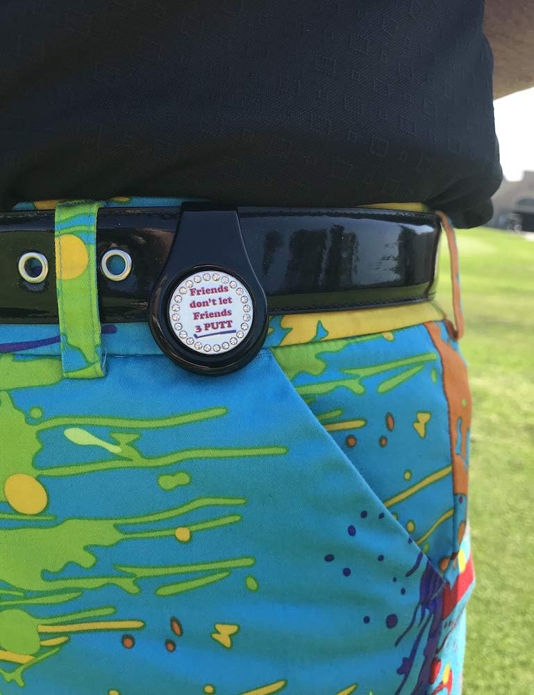 review Giggle Golf Magnetic Ball Marker Clip with Two Bling Golf Ball Markers