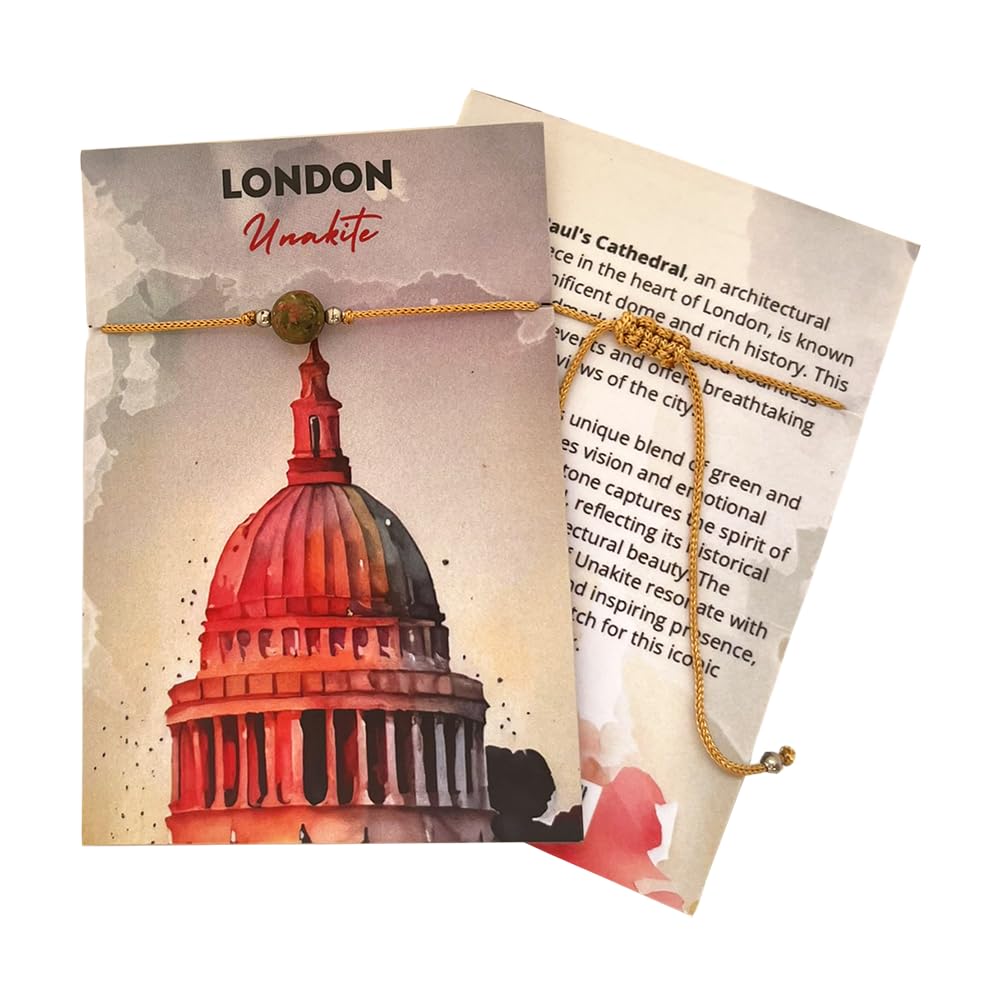 VIE Destination Wristlet, London, Unakite
