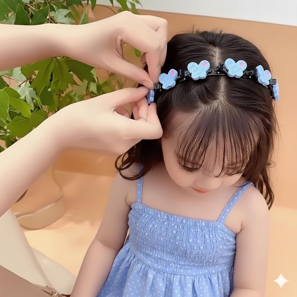 Tiara Infantil Presilhas com Borboletas Azuis, Acessório para Cabelo Meninas em promoção! Veja a oferta e mais achadinhos de Laços & Tiaras Infantis 5 Hoje é o melhor dia para comprar Tiara Infantil Presilhas com Borboletas Azuis, Acessório para Cabelo Meninas com aquele preço maroto! Promoção! Aproveite a oferta! 5