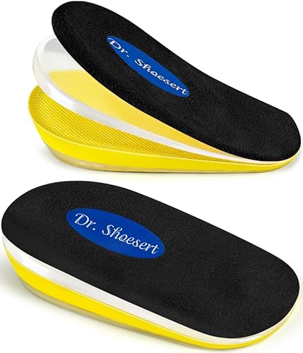 Dr. Shoesert Adjustable Gel Height Increase Insoles,Heel