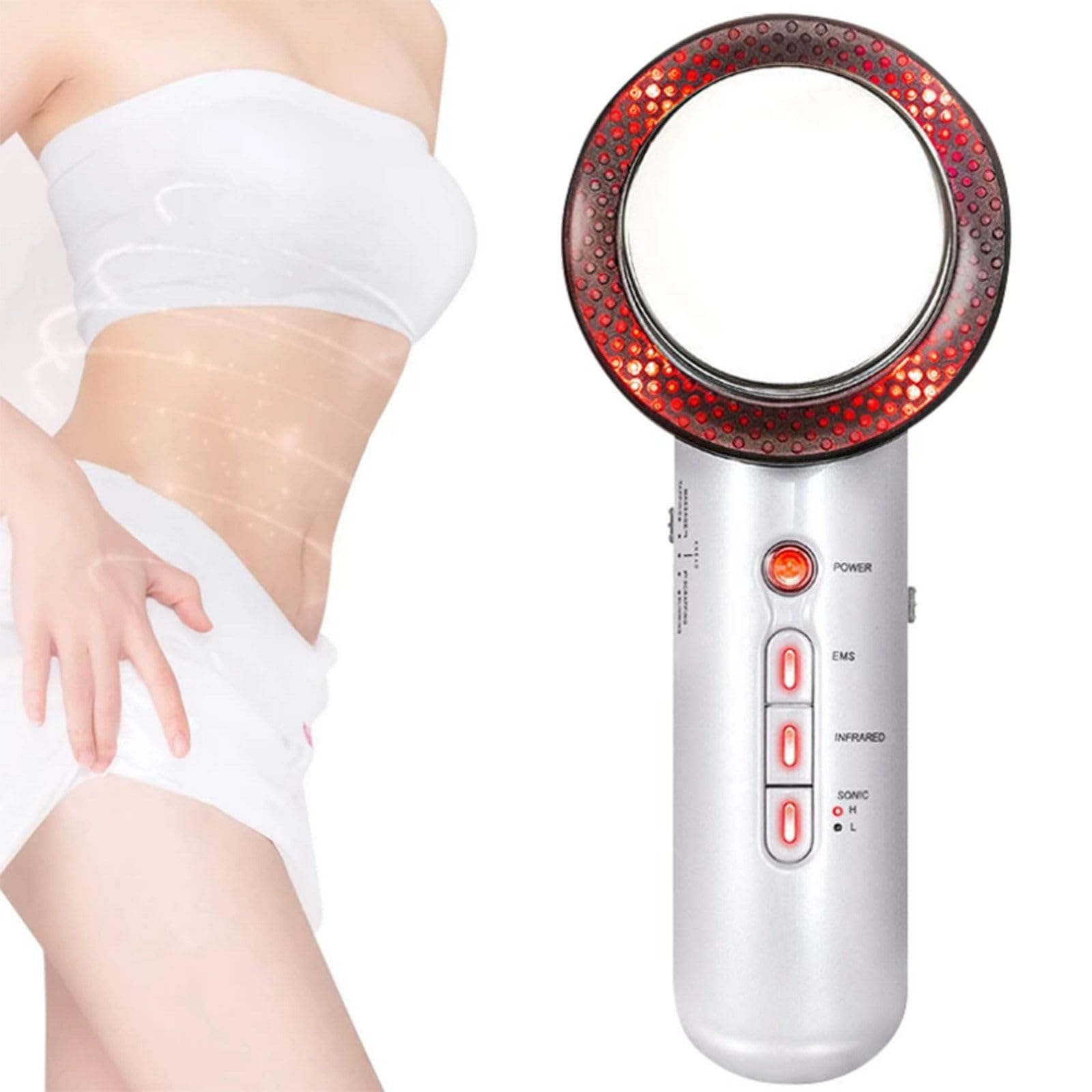 Masajeador de pérdida de Peso 3 en 1, Dispositivo de Belleza, Dispositivo para Quemar Grasa, pérdida de Peso por Infrarrojos Actual