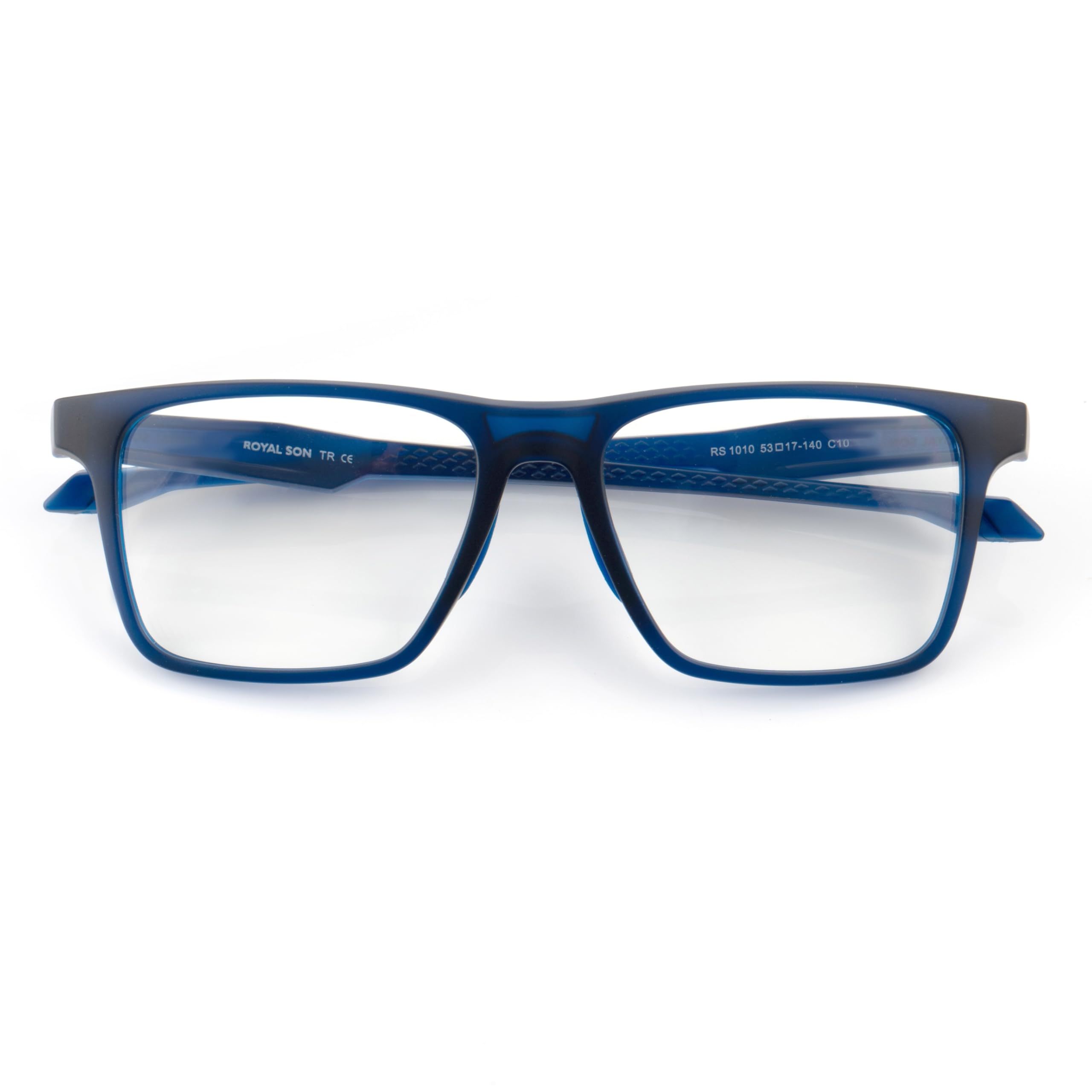 ROYAL SON Occhiali da computer con blocco luce blu | Protezione UV e blocca i raggi nocivi | Telaio leggero | Uomini e donne | Media | RS1010