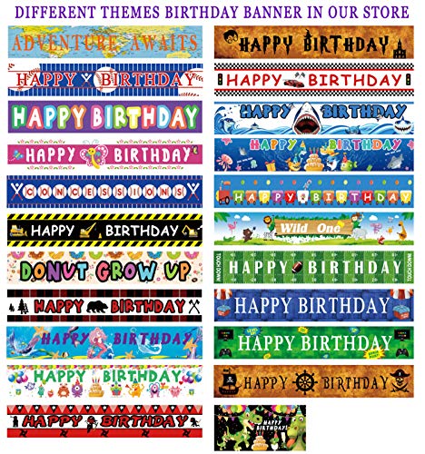 Large 2Nd Birthday Party Banner, Chugga Chugga Two Two Happy Birthday Banner, Train Birthday Banner, Second Birthday Party Supplies Decorations (9.8 X 1.6 Feet) #TOP4