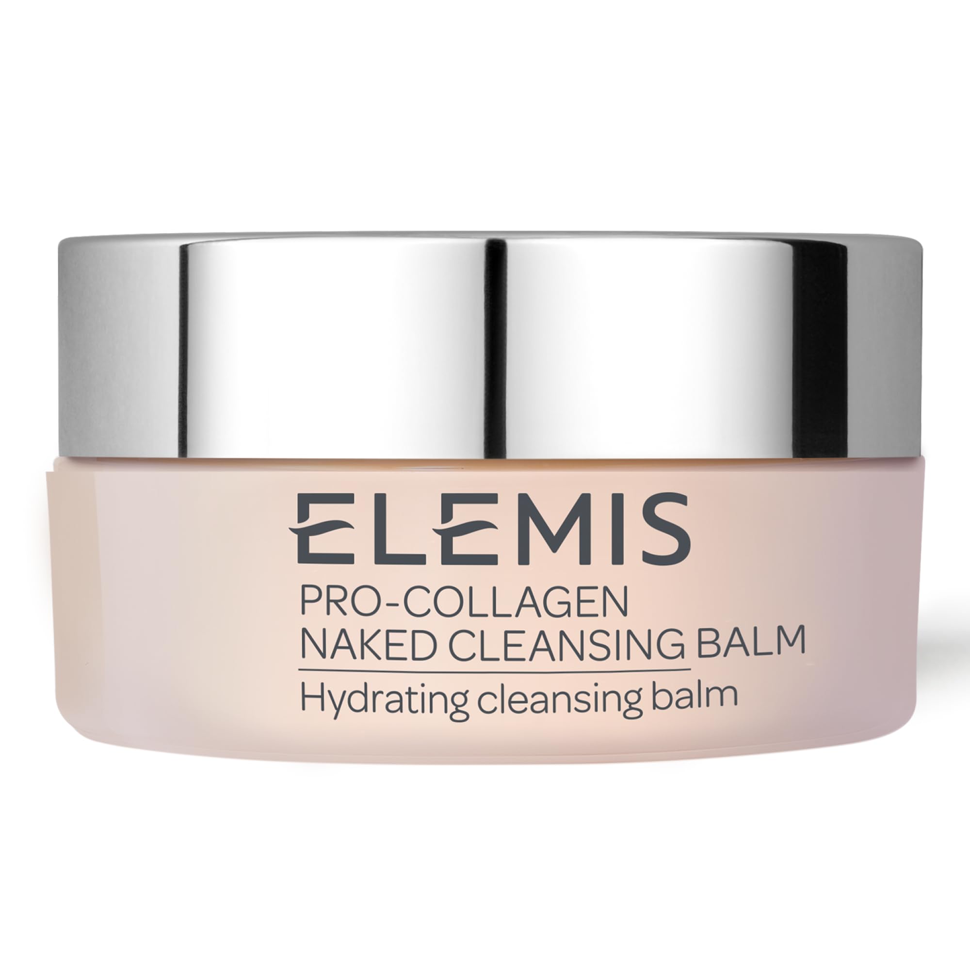 (ELEZS) Pro Collagen Naked Cleansing Balm, Limited Edition Unscented 3 in 1 Deep Cleansing Milk, Mineral Oil Free Soothing Skin Cleanser, 100g