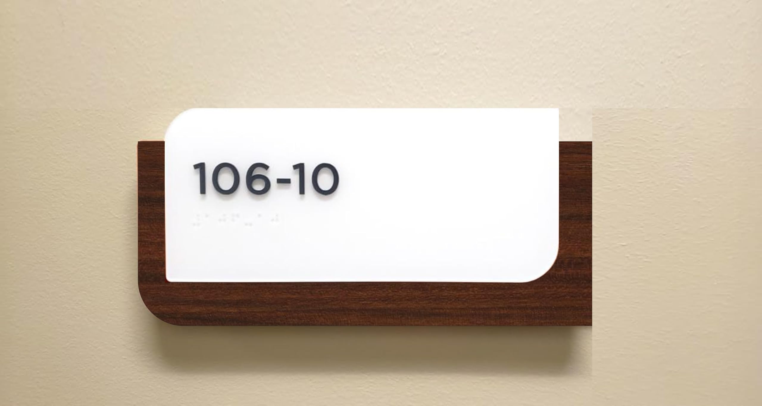 Customized Number Plate for Home, Hotel, Office, Mall, Apartment, Flat, School, College Waterproof & Durable Door Sign, Stylish Indoor, Outdoor Name Plate (ACRYLIC 6x4 Inches) (GOLD) — Amazon image 6
