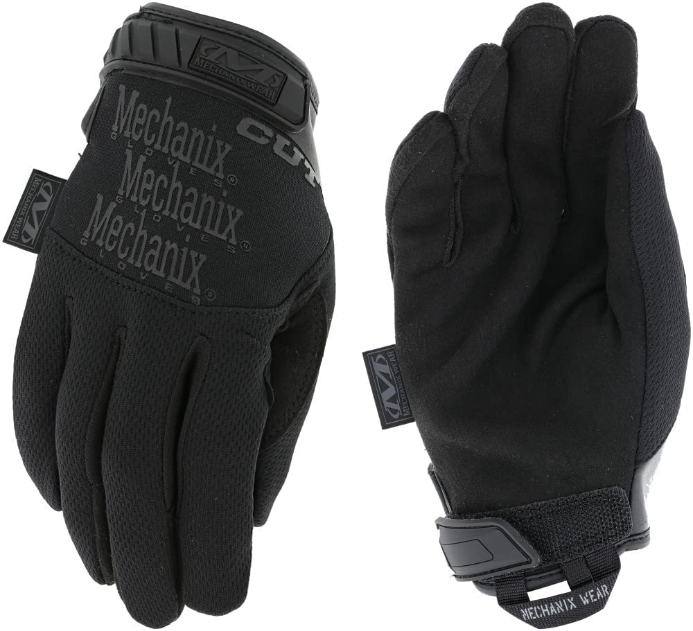 Mechanix Pursuit D5 - Guantes Negros para Mujer, Color Negro