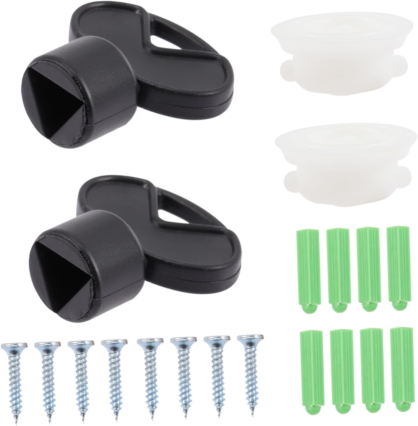 8pcs Paper Towel Dispenser Key Replacement Key for Tissue Dispenser for Restaurants Hotels and Bathrooms Spare Accessory for Paper Towel Boxes