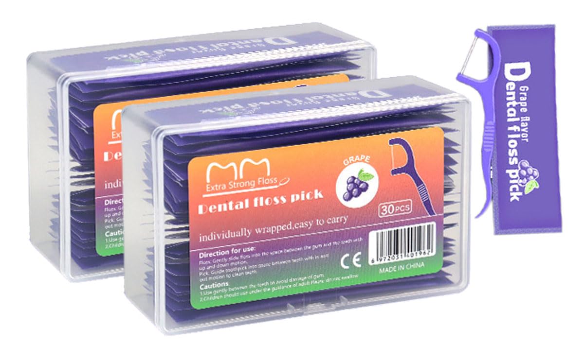 Floss Gang Fruit Flavor Individual Package Ultra Fine Adult Dental Floss Portable Individual Package (4)