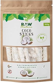 RAW Nature Kokos-Sticks Hundesnack | Zahnpflege Snack | Zahnpflege Hundeleckerlie | 100% Kokos | natürlich | ohne künstliche Zusätze (300 g) product image