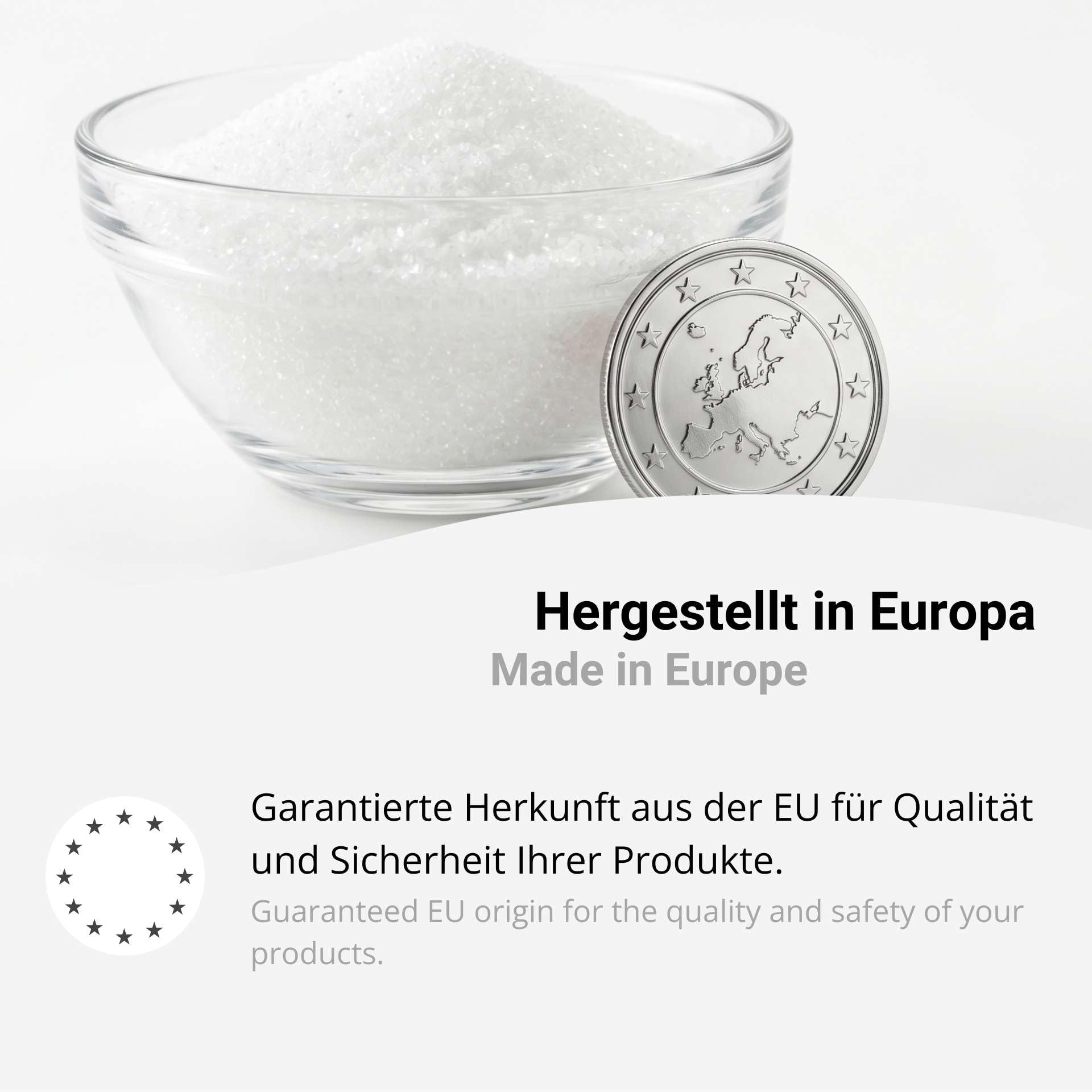 Zitronensäure Anhydrat E330 – Mittelgrob (16-35 mesh), Hergestellt in EU, hochrein & vegan, vielseitig für Lebensmittel, Kosmetik & Entkalkung