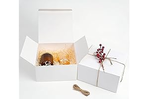 Elegant 8x8x4 Paper Gift Boxes for Special Occasions