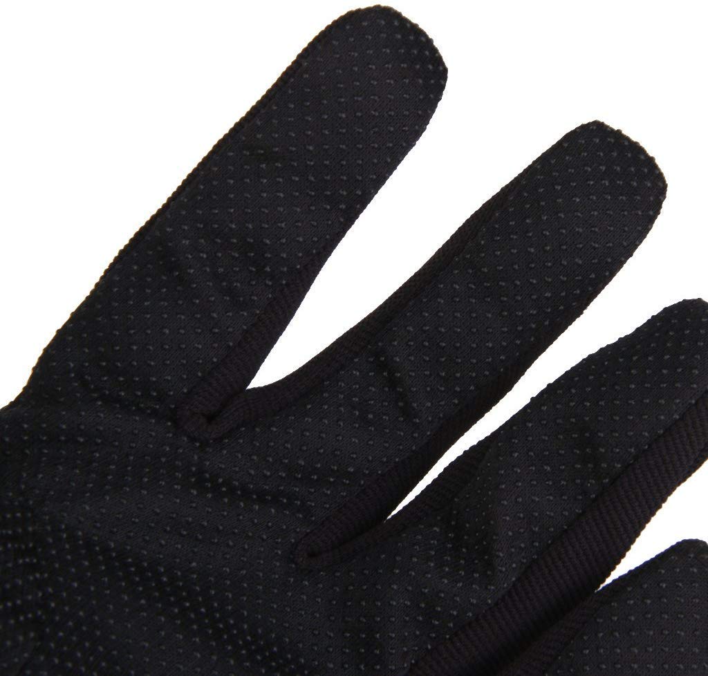 Guanti tattici militari da uomo protezione tiro softair caccia taglia M Nero