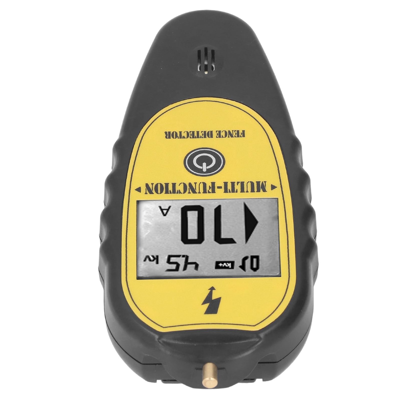 Tester per Recinzione Tester di Tensione per Recinzione Elettrica in Rame ABS da 200 a 15000 V Schermo LCD Localizzatore di Guasti Portatile per Allevamenti di Bestiame Manutenzione della di
