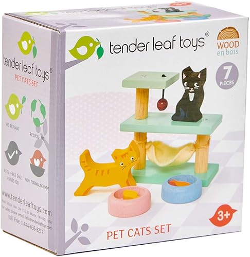 Miniatura 6 de Tender Leaf Toys - Juegos de mascotas para accesorios de casa de muñecas - Gran juego de mascotas para cualquier casa de muñecas - Fomenta el juego