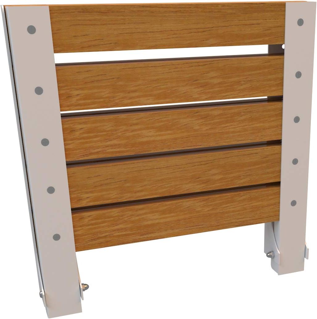 Blасk Frіdау - 80% оƒƒ Wower-Foldable Seat ,Bath Safety Home Care Wall Mounted Iroko Wood Steel Folding Shower Seat, 15 x 15 inches, White Bеѕt Rеvіеw Wower-Foldable Seat ,Bath Safety Home Care Wall Mounted Iroko Wood Steel Folding Shower Seat, 15 x 15 inches, White