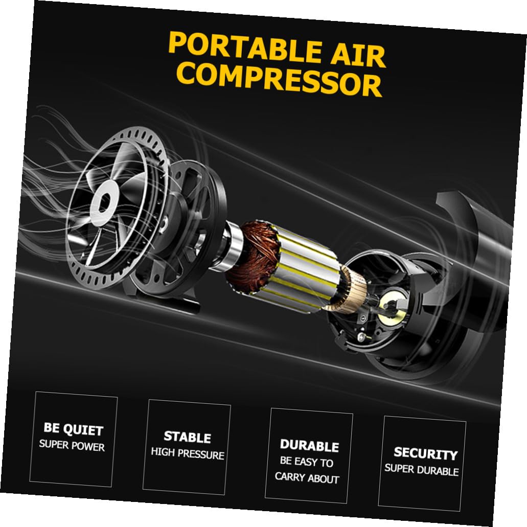 Compressore Portatile Bici 22 Cilindri con Manometro
