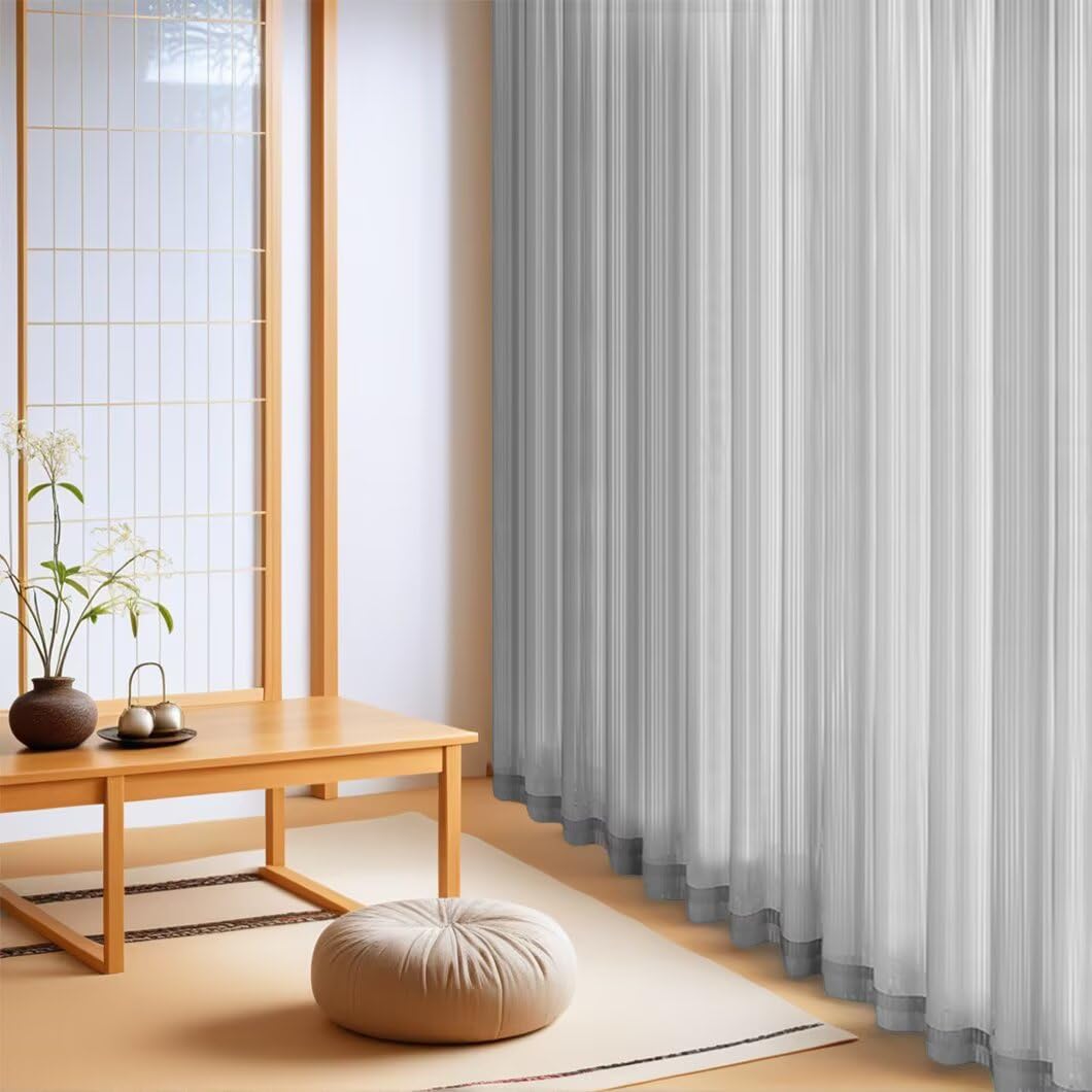 Amazon｜NEKOHASHI レースカーテン 2枚組 透けない 丈180cm 幅100cm