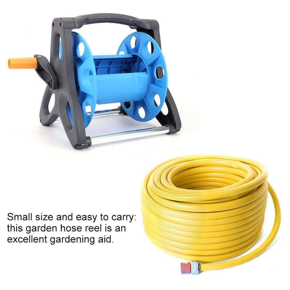 Supporto portatile per avvolgitubo da giardino per tubo dell'acqua per tubo da 1 2 pollici Staffa di supporto per carrello da 20 m per soluzioni di irrigazione e irrigazione efficienti