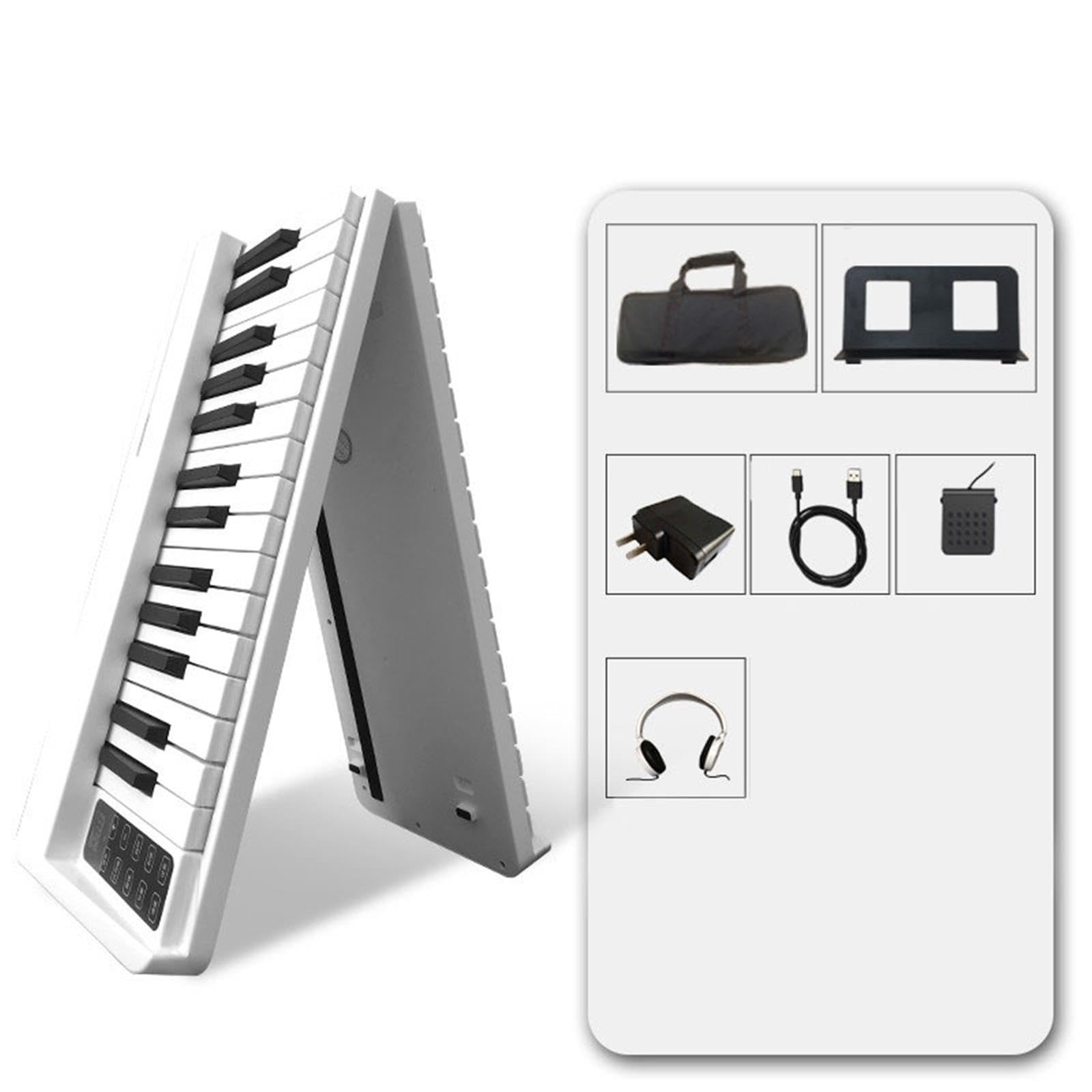 Teclado Plegable De 61 Teclas Teclado Electrónico Profesional
