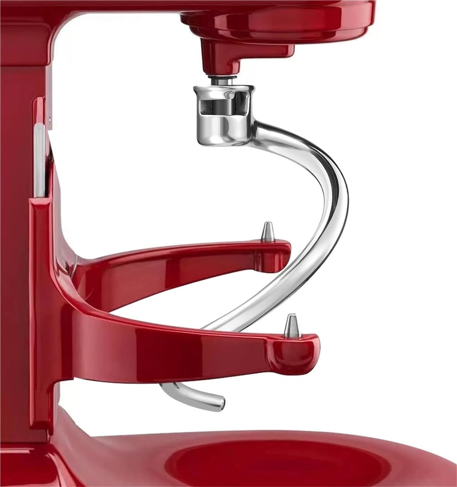 Mocowanie haka do ciasta ze stali nierdzewnej, kompatybilne z KitchenAid, 7 Quart miska podnośnik stojak mikser wymienny hak do chleba