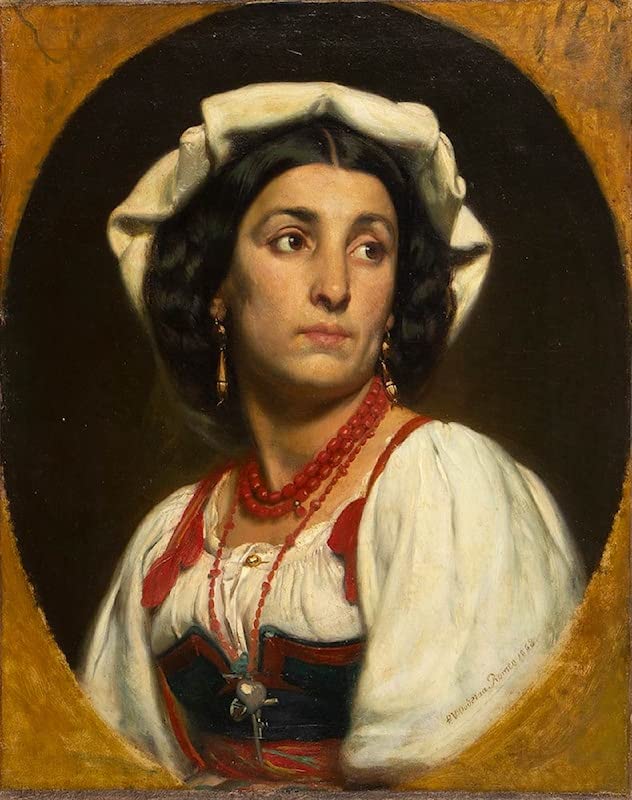 Affiche Toile Italien Ciociara Pierre Jan Van Der Ouderaa Art Portrait 60x90