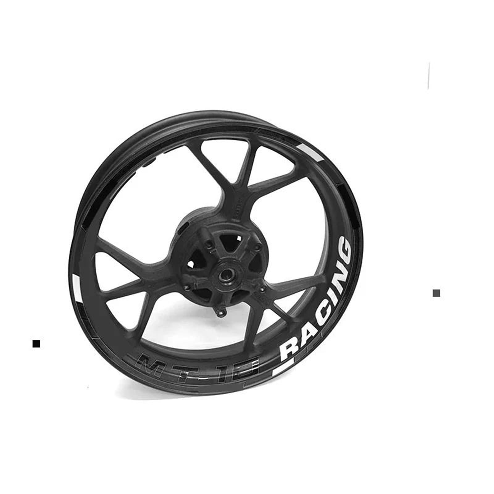 Stickers Motorcycle Accessories Wheel Stickers Reflective Rim Motorbike Waterproof Decals for Yamaha MT-10 Mt10(Style 15)