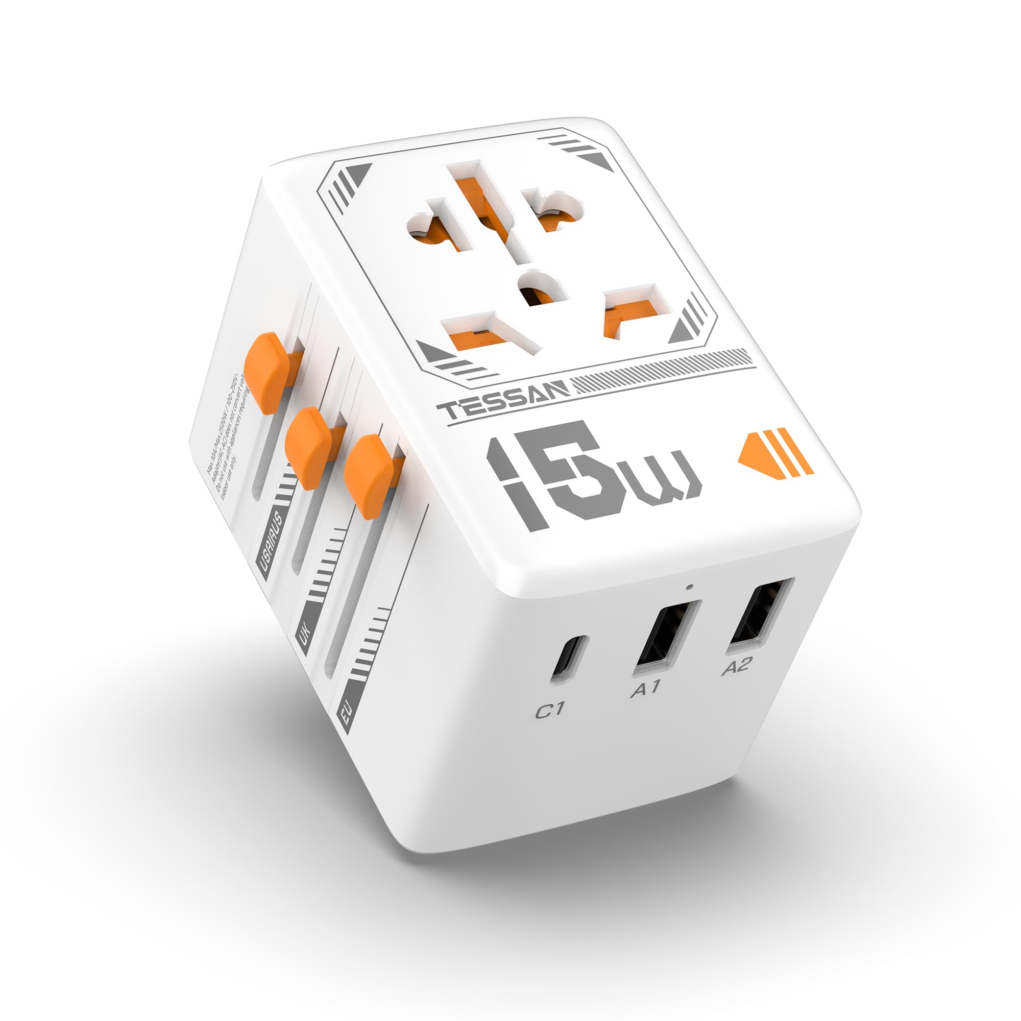 Amazon.co.jp: 海外 変換プラグ 全世界対応 TESSAN 海外旅行用電源