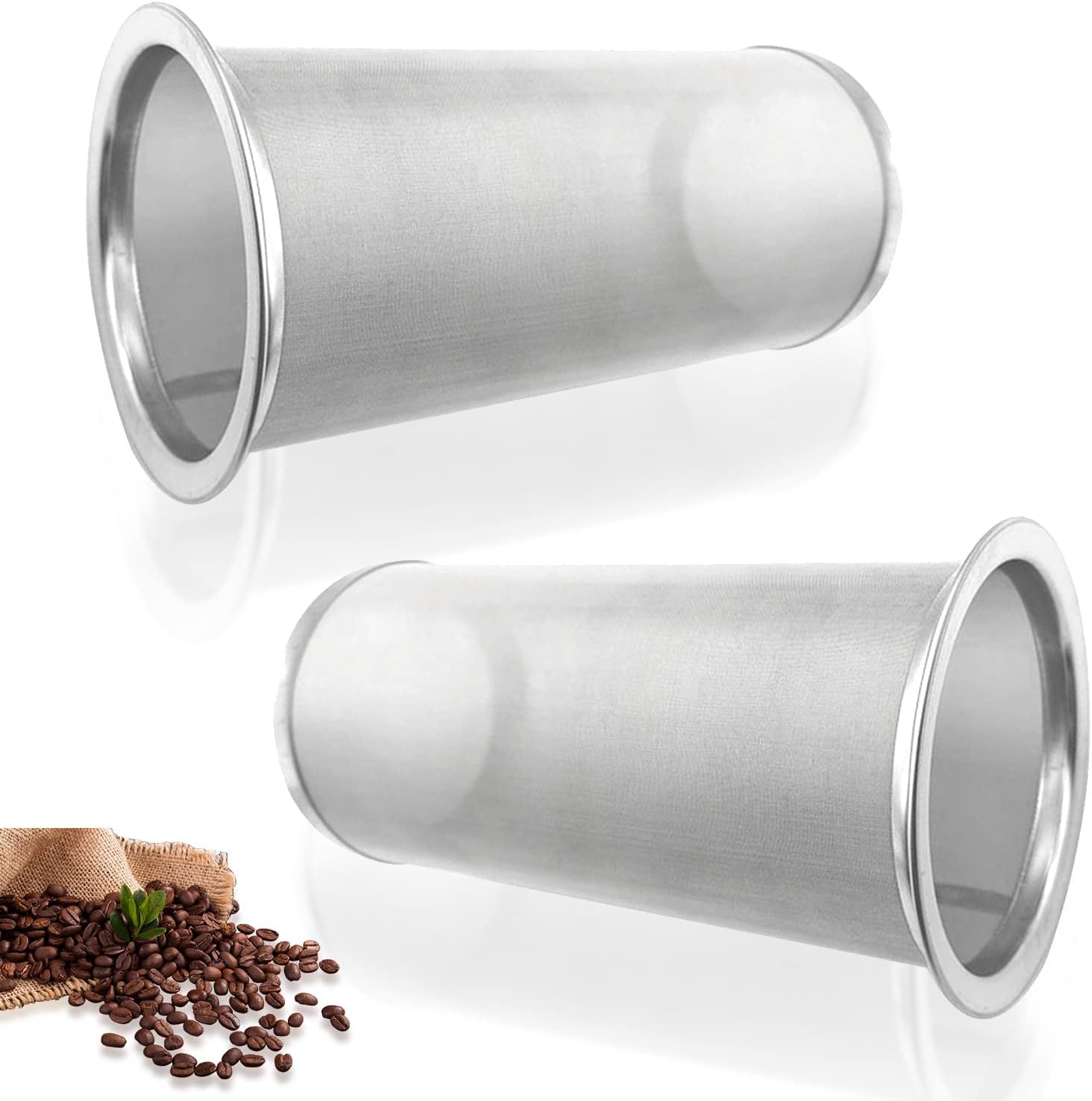 ZUOLUN Cold Brew Filter for Mason Jar 2 Pieces Cold Brew