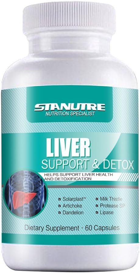 STANUTRE Liver Support & Detoxification Aid of Cleanse Liver Detox Supplement(60 Capsules)