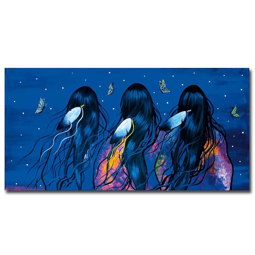 アーニーバーンズ　スリーシスター There are many Ernie Barnes' paintings featuring trios of