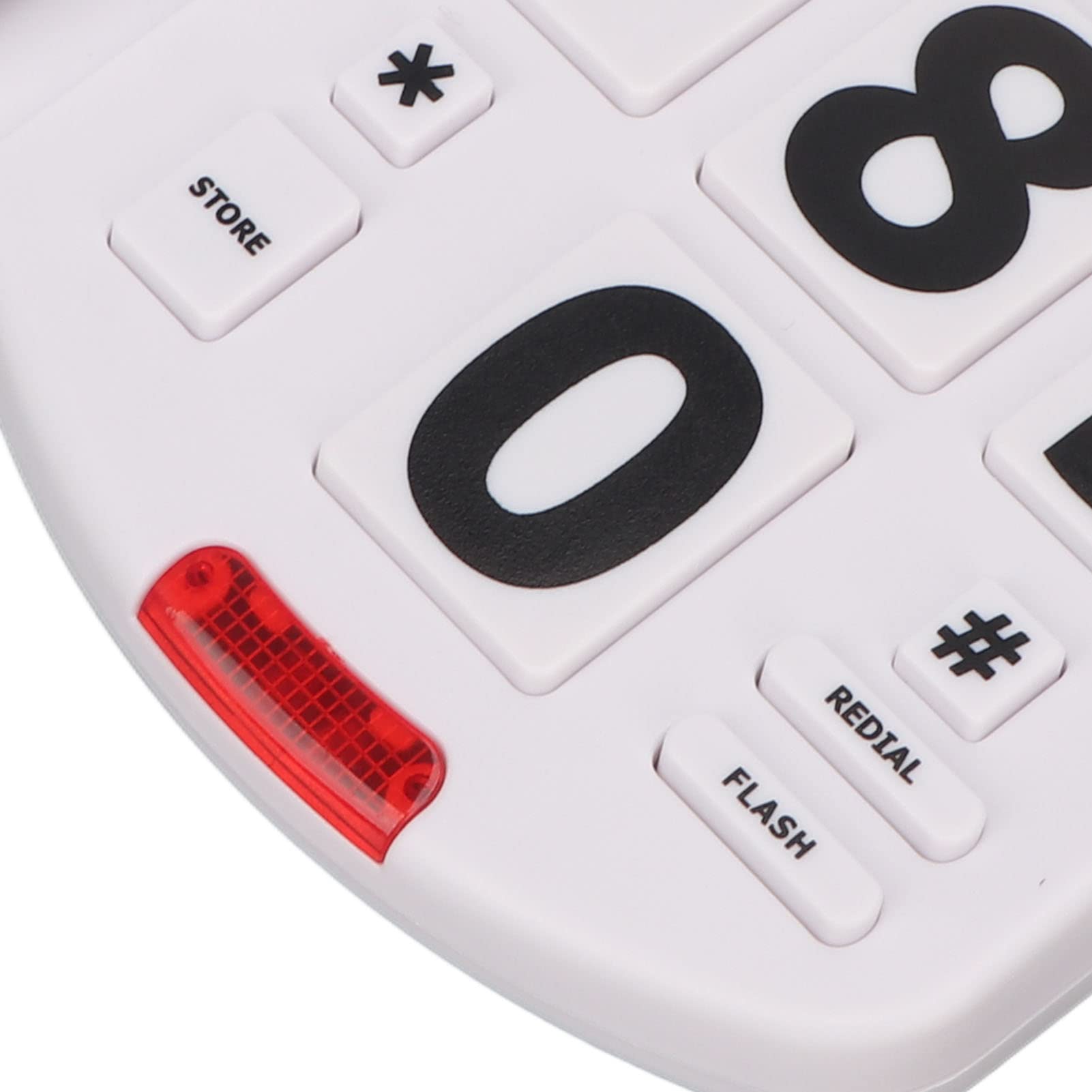 Teléfono de Botones Grandes para Personas Mayores, Teléfono Fijo con Almacenamiento de Números, Marcación Rápida, Control de Volumen, para Personas Mayores con Discapacidad Visual