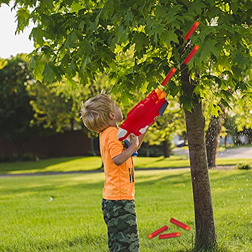 Airlab 60er Darts Pfeile für Nerf 9,5cm Zubehör, Refill Darts Foam Pfeile Munition Bullets,Rot