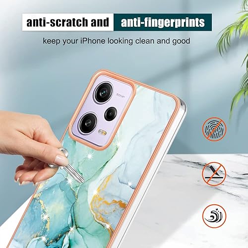 Miniatura 6 de Funda delgada para Xiaomi Poco X5 Pro, funda para Redmi Note 12 Pro 5G, diseño de mármol brillante IMD para niñas, para Xiaomi Poco X5 Pro 5GRedmi