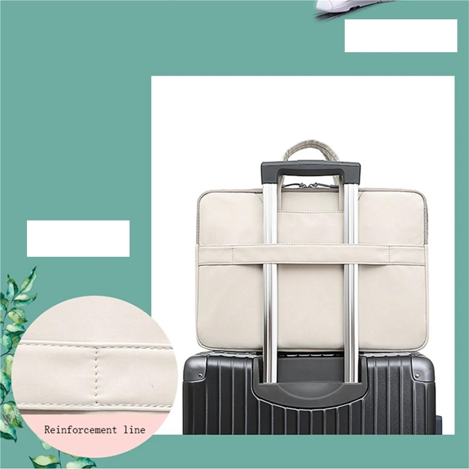 Borsa Per Computer Portatile Borsa for laptop for notebook Custodia impermeabile for borsa for(White,15.6 inch)