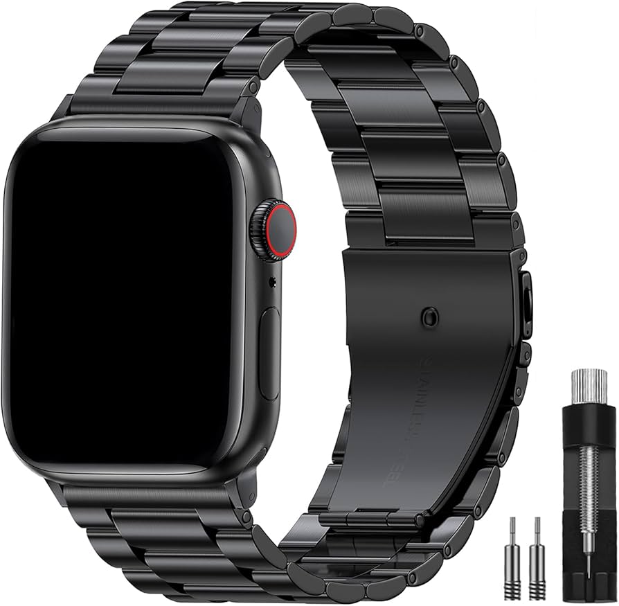 44mm 45ｍｍ apple watch メタル ラバーバンド カスタム 金属 Amazon.com: EPULY Metal Band Compatible with Apple Watch Bands for