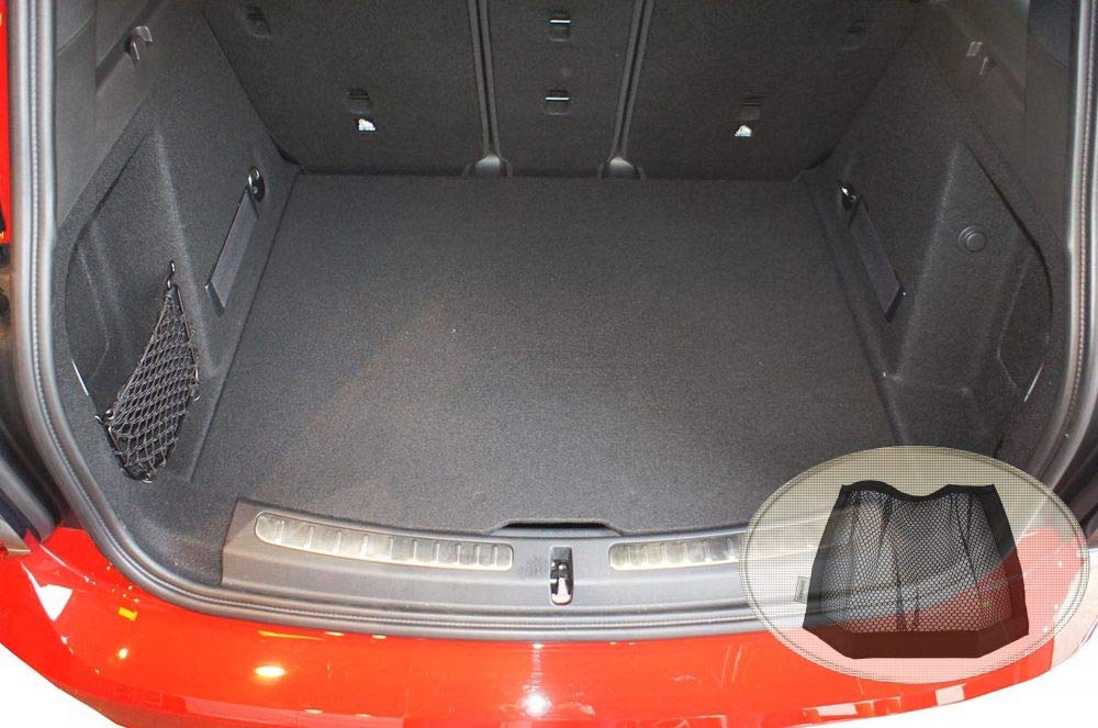 Z3289303 Gummierte Kofferraumwanne fahrzeugspezifisch + Klett-Organizer (Laderaumwanne, Kofferraummatte)