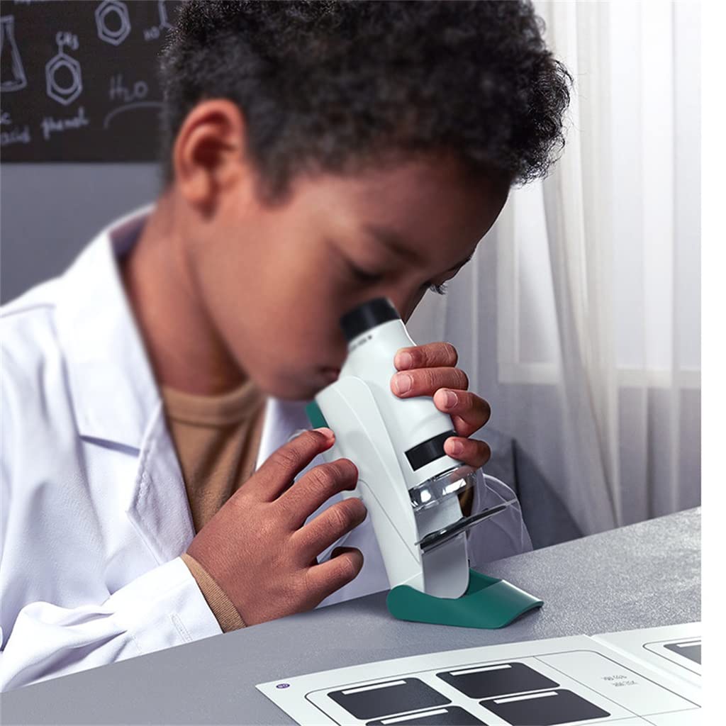 Microscopio Mini portátil para experimentos biológicos (D como se Muestra)