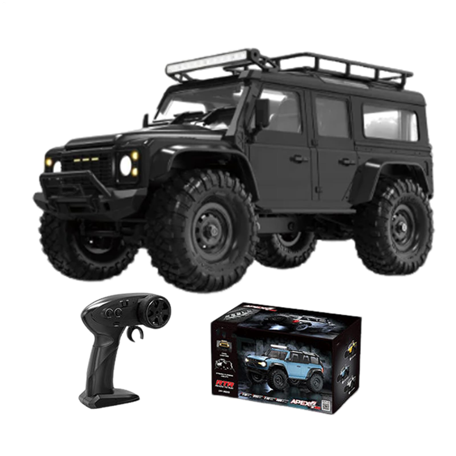 Generico Macchina RC Drifting Modellini Crawler A LED | Veicolo Fuoristrada Radiocomandato 1 16 Per Bambini Ragazze Adulti Feste Festival Compleanni All'Aperto Casa Intrattenimento