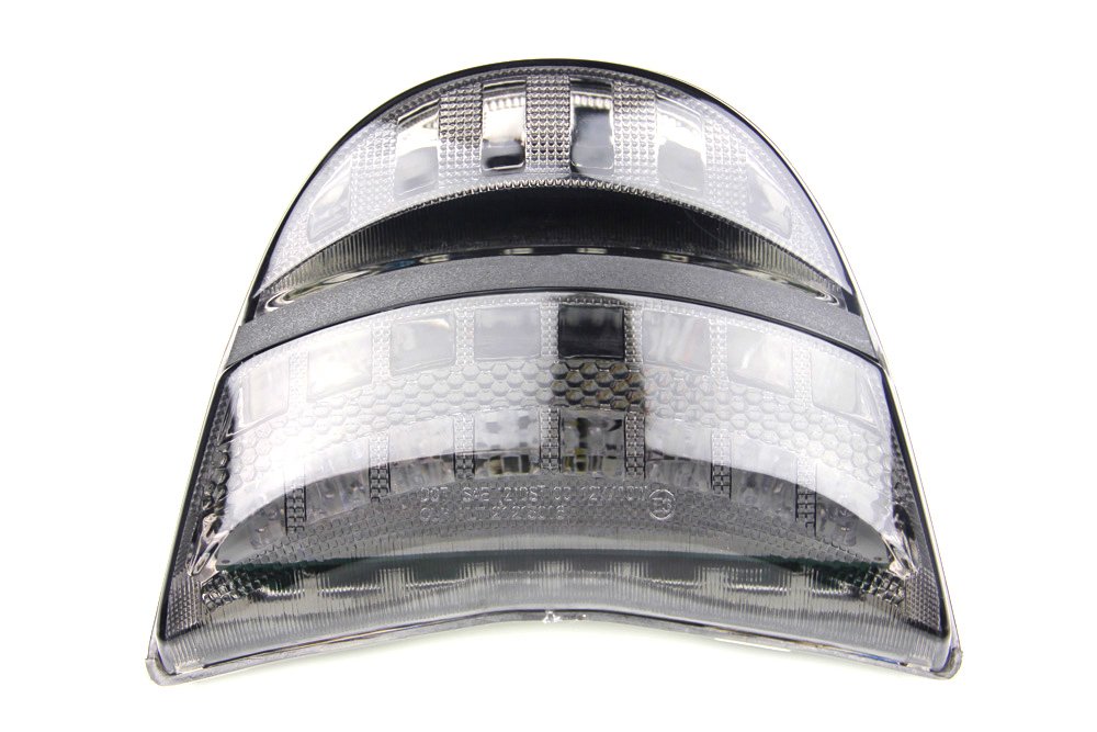 aVDB-moto Luces de freno LED con intermitentes integrados Compatible con Cbr 954/900 RR 2002/2003 (Tintado)