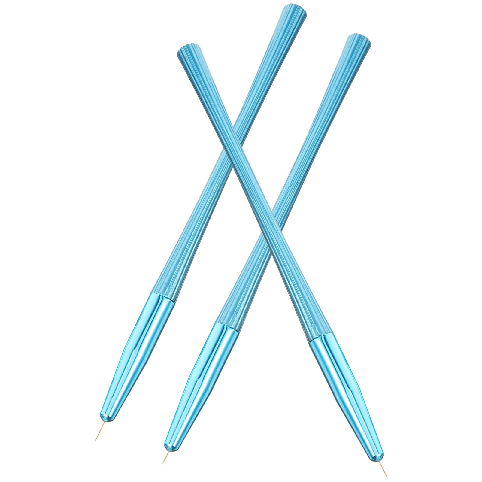 PartyKindom Professional Nail Art Tools Set 3pcs Brush Pen Set for Women Manicure Supplies Nail Art Liner Brush