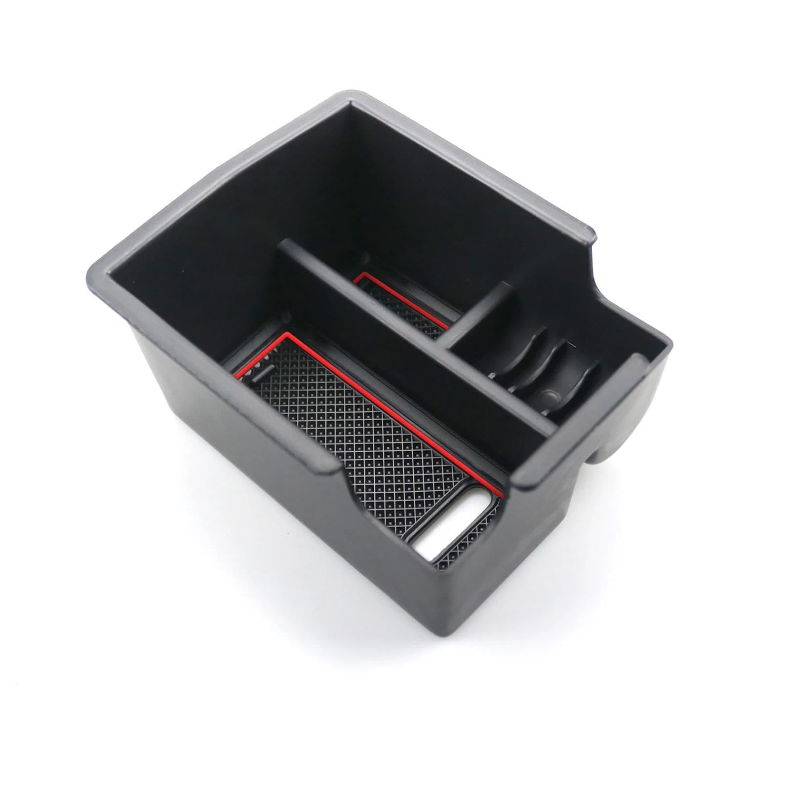 HIMIUSIKTC Armrest Organiser Tray For Renault Arkana 2021-2026 Car Armrest Box Storage Central Control Container Auto 2026 Accessories (Red)